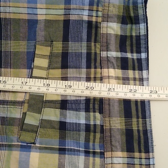 REVERSIBLE, PLAID TO NAVY, COLLARED, ZIP FRONT, JACKET - Picture 8 of 10